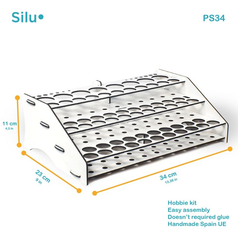 Silu - Vallejo Paintstation Acrylic Paintstation Organiser for Work Table