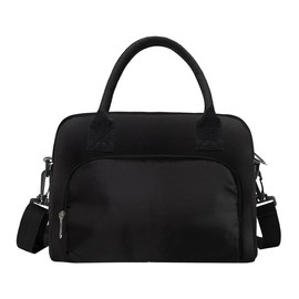 MEXS Lunch Bag Tote Bag Lunch Organizer Lunch Holder Insulated Lunch Cooler Bag 11L for Picnic Work for Women/Men:_Black