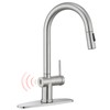 Touchless Kitchen Faucet with Pull-Down Sprayer, Single Handle Smart Motion