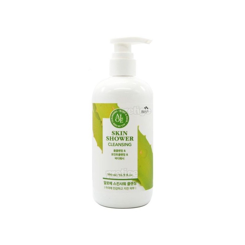 Man with Flowers Skin Shower Cleansing 500mlx2 Green Tea Rose