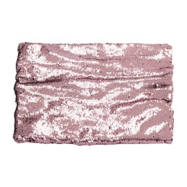 Weighted Lap Pad with Sequin Fabric for Kids 5lbs 18”x21” Small Sensory Blanket for Fun Interactive Stimulation for Calming and Focus, Tactile Play for Home, School and Travel (Pink)