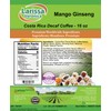 Mango Ginseng Costa Rica Decaf Coffee (Gourmet, Naturally Flavored, Whole