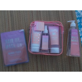 Simple Pleasures Mango Peach gift pack bundle skin care bundle of 8 products
