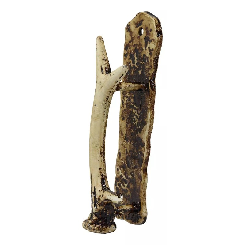 Ebros Set of 2 Western Rustic Deer Antlers Door Pull
