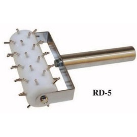 Winco RD-5, Full-Size Dough Roller Docker with Stainless Steel Handle