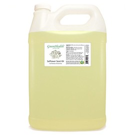 GreenHealth Safflower Seed Oil - 1 Gallon - 100% Pure Carrier Oil