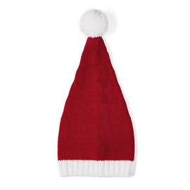 Century Star Christmas Hats for Women Santa Hat Adult Unisex Classic Knitted Warm Beanie for New Year Holiday Party Hats B Red One Size