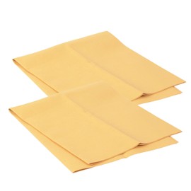 Tek Automotive Budget Economy Range Synthetic Chamois Twin Pack – Affordable Car Drying Cloth, 46x38 cm, Fast-Drying, Machine Washable, Ideal for Car Cleaning Kit & Car Washing Kit