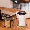 Coasters Cork Wood Pack of 8 Coasters Glasses, Cork Coasters