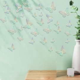 Butterfly Stickers,Butterfly Decorations,Butterfly Wall Stickers,Butterfly Birthday Decorations,Butterfly Wallpaper,3D Butterfly Stickers 24PCS,Butterfly Wall Decals,Wall Art Decorations,Room Decor