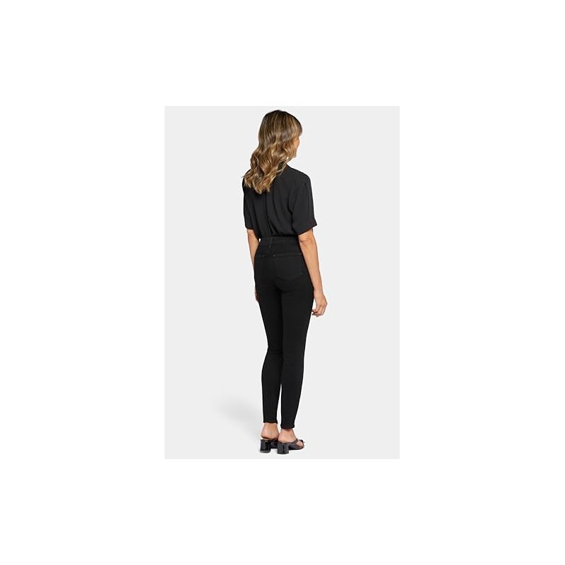 NYDJ Women's Ami Skinny Geometirc Print Jeans, black