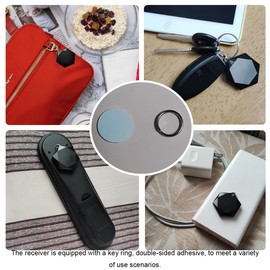 Key Finder,Wireless Locator,115ft Range 85db Sound Remote Finder,Use for Finding Key,Car Key,Tv Remote,Wallet,Bag.1 Transmitter & 4 Receivers