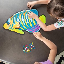 Jixelz 1500 Piece Set Under The Sea Pixelated Puzzle Art for Children, Suitable for Boys & Girls Aged 6 Years and Above