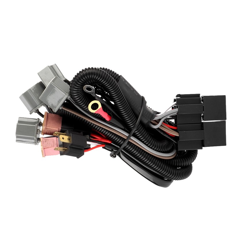 Car LED Light Headlight Wiring Harness Lighting Boost With For