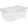 Storex Small Cubby Bins – Plastic Storage Containers for Classroom,