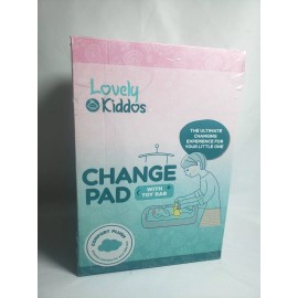 Lovely Kiddos Plush Changing Pad w/ Toy Bar PINK