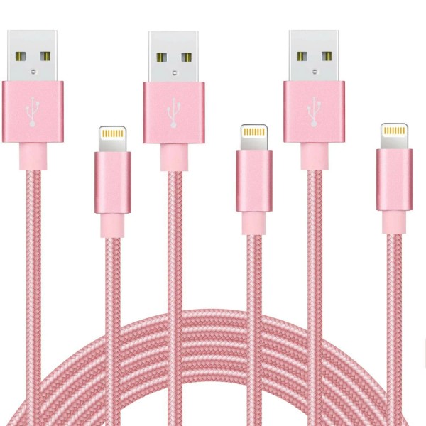 Boost Charger Cables, Extra Long 2M Nylon Braided USB Fast