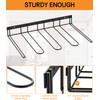 DegMongee 4-Pair Boot Rack Garage Boot Storage, Black Carbon Steel,