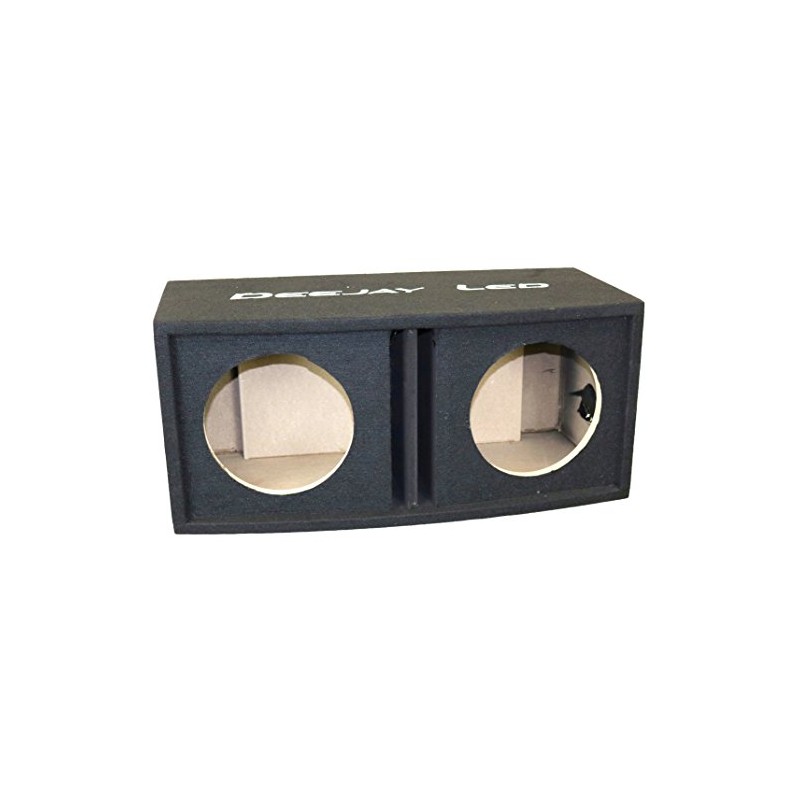 Double 10-in Center Port Vented Round Empty Car Bass Speaker