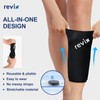 REVIX Shin Compression Sleeve for Calf Ice Wrap for Legs,