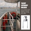 ifundom Stainless Steel Ring Holder Yacht Lifebuoy Holder Boat Lifebuoy