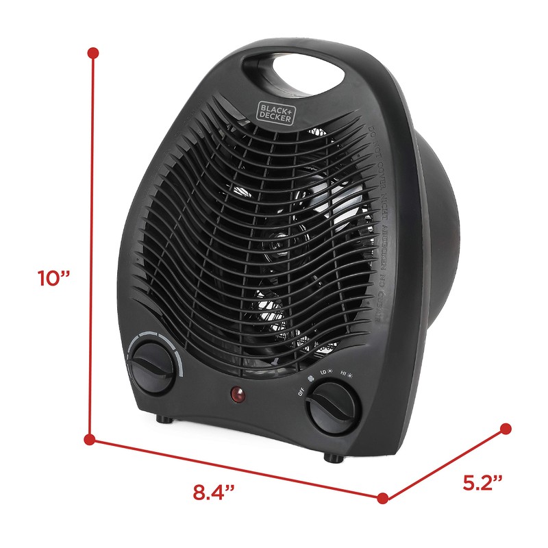 BLACK+DECKER Personal Desktop Heater, Space Heater for Office Desk, Home