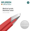 MR.GREEN Curve Handle Eyebrows Tweezers Professional Fine Hairs Removal Puller