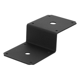 uxcell 6 Pcs Z Brackets, Heavy Duty Steel Z Shaped Corner Bracket Double Angle Channel Profile Corner Brace for RV Roof Boat Wood Shelves, 6.5"x3"x1.5", Black