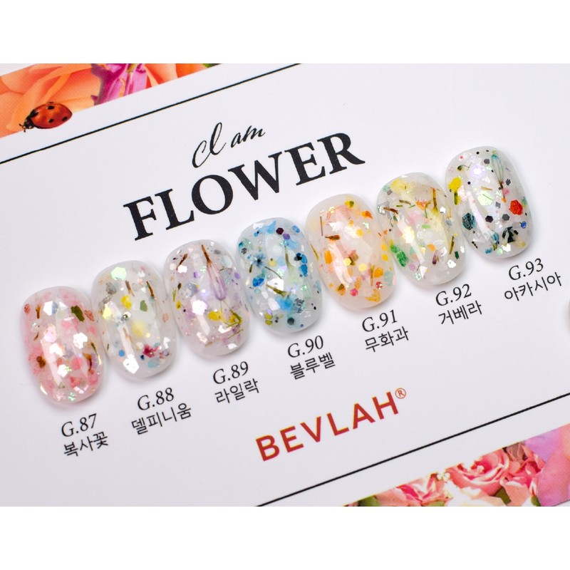 classic nail Vibla I.M. Flower Fresh Flower Glitter Gel +