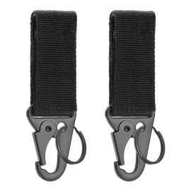 Estuchelandia 2 Pzas Hebilla Colgante Táctica Molle Correa Guardia Camping