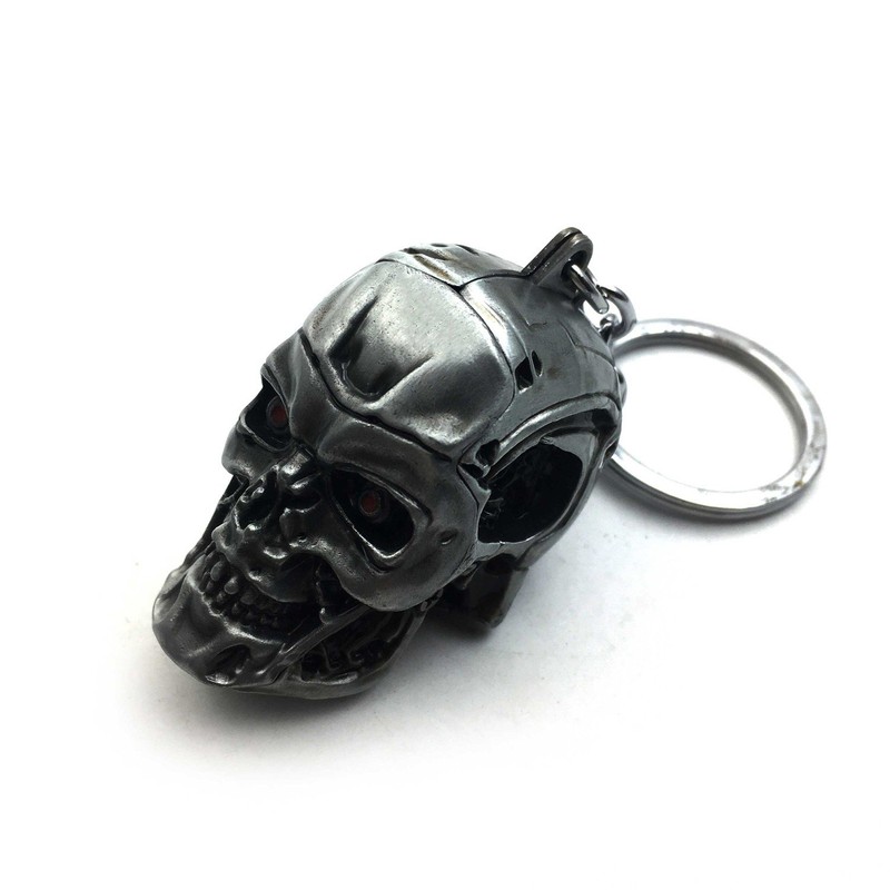 HTTMT KC-004-BT 1 pc Creative Motorcycle Bicycle Skull Key Chain