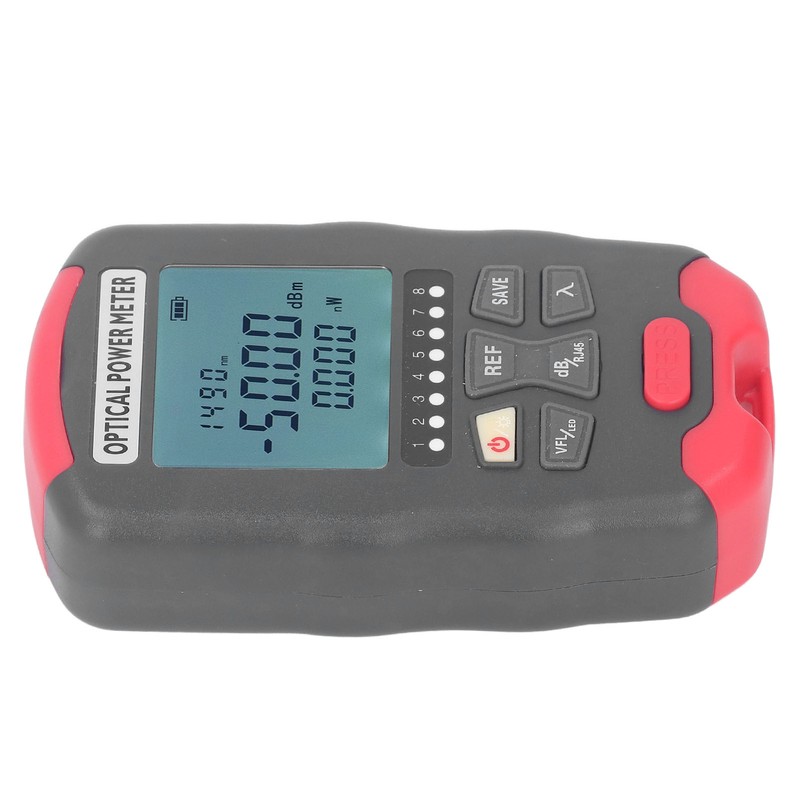Optical Fiber Power Meter Red Light Source Network Optic Tester