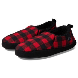 Cobian Men's Log Cabins Moccasin Red Slippers, 13