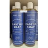 Trader Joe Peppermint Multi-Purpose Castile Soap 16fl oz 473ml (Two
