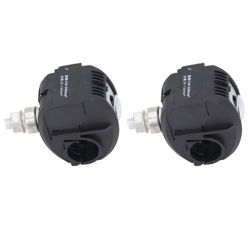 2Pcs Insulation Piercing Connector, JJC-7 1KV No Peeling Piercing Clamp