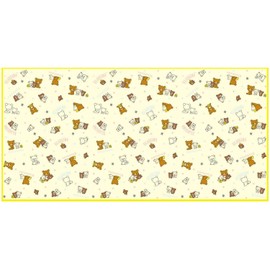 Asahi Koyo Rilakkuma Leisure Sheet, Large, For 2 to 3 People, 35.4 x 70.9 inches (90 x 180 cm), Foldable, Convenient to Carry