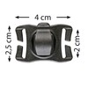 Formbelt Hydration tube holder with magnetic clip for webbing /