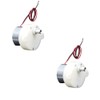 SaiDian 2Pcs Gear Motor Mini Worm Slow Speed DC12V Mute