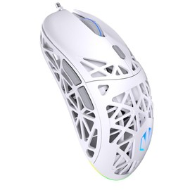 ENDORFY LIV Wireless Onyx White, White Gaming Mouse, Wireless, Ultralight Design (69 g), Maximum 12,000 DPI, PixArt PAW3311, Kailh GM 4.0, 2.4GHz, BT, USB-A, ARGB Backlight, EY6A019