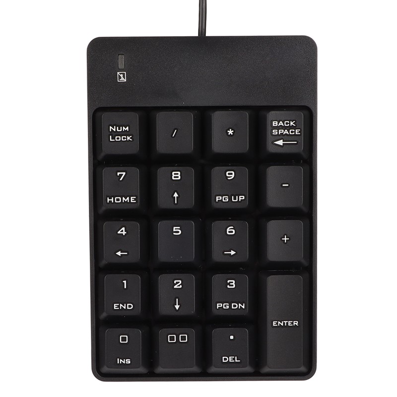 Number Pad Wired 19 Key USB Interface Drive Free Portable