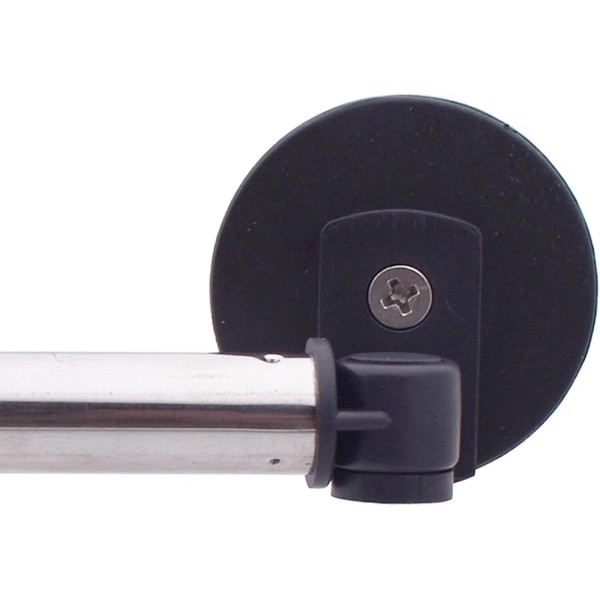 YYST Black Multi Use Magnetic Curtain Rods 16 To 28