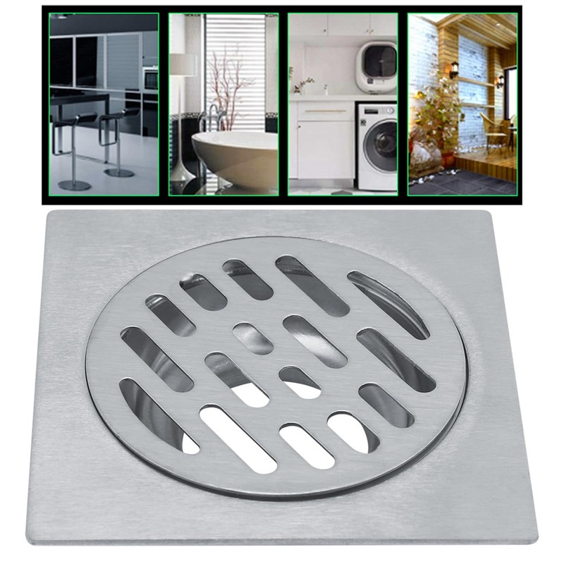 Thickened Stainless Steel Odourless Shower Square Odourless Floor Drain Waste