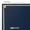LUXPaper 9.5" x 12" Certificate Holders | Nautical Blue Linen