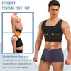 TAILONG Mens Compression Corset Vest Hide Gynecomastia Chest Binder Tank