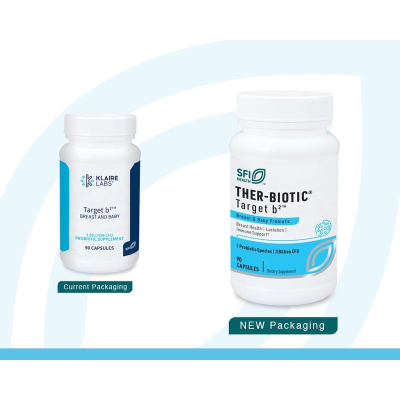 Klaire Labs SFI Health Ther-Biotic Target B2 Breastfeeding Supplement for