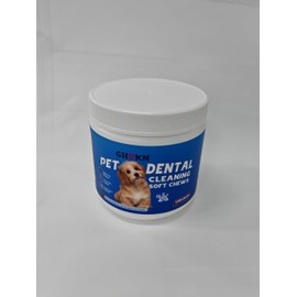 150pcs Teething Cleaning Soft Chews for Dogs,Works Like Dental Powder Not by Chewing,Dog Breath Freshener,Targets Dog Plaque&Tartar Remover,with Probiotic Blend