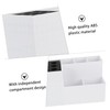 Baluue 2pcs Hair Scissors Organiser Hairdressing Tools Storage Abs Material