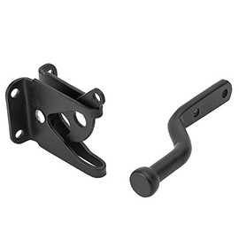 National Hardware N109-020 V1261 Automatic Gate Latch in Matte Black