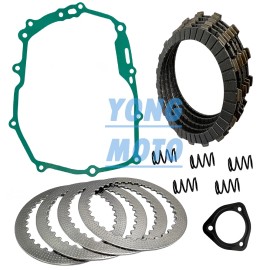 JINFANNIBI Clutch Kit Heavy Duty Springs & Cover Gasket for Honda Monkey Z125 Grom MSX 125
