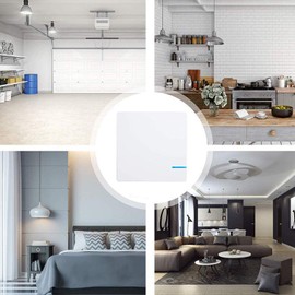 Wireless Switch, USUPERINK Wireless Light Switch, Switch Receiver Kit, No Wiring, No WiFi, for Led Light, Ceiling Lights,IP66 Waterproof, Outdoor 1900ft Indoors 229ft Remote(2 Switches 1 Receiver)